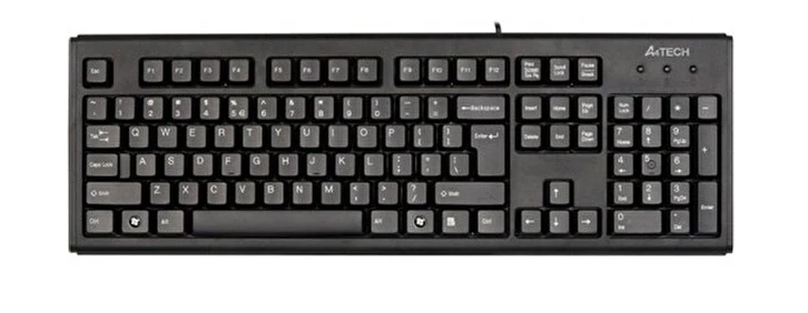 A4 Tech KM-720 USB Multimedya Q Türkçe Siyah Kablolu Klavye