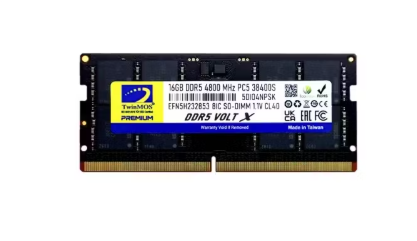 TwinMOS SO-DIMM DDR5 16GB 4800MHz CL40 Notebook RAM