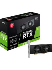 MSI GeForce RTX 3050 LP 6G OC 6GB GDDR6 14 Gbps 96‑bit CUDA 2304 DX12 Ultimate PCIe 4.0 x8 Low‑Profile (1×DisplayPort 1.4a, 2×HDMI 2.1) Gaming Ekran Kartı