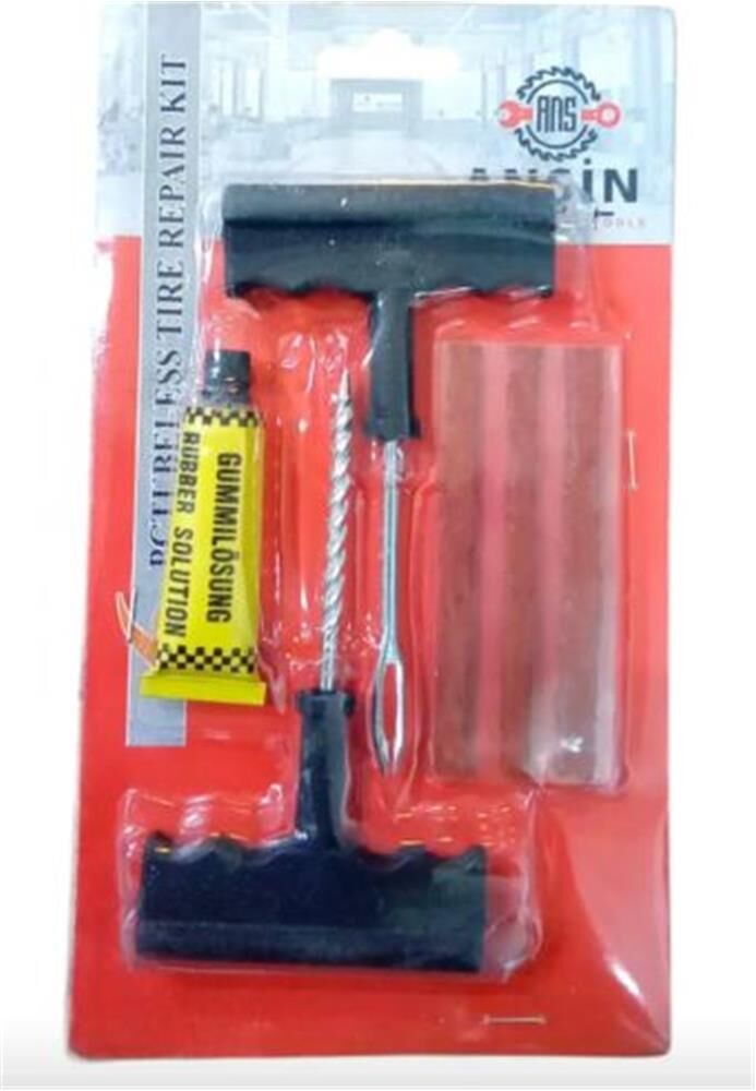 Anşin Profesyonel Tubeless Lastik Tamir Seti (Fitil Seti)