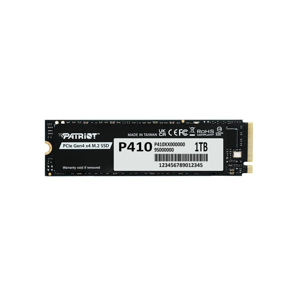 Patriot 1TB  P410 PCIe Gen4 x4 (NVMe 1.4) M.2 2280 R-5000 W-4500 (P410P1TBM28H) Ssd Disk