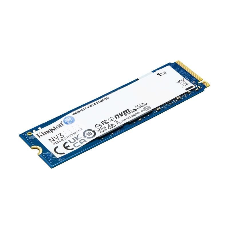 Kingston NV3 1TB M.2 2280 NVMe PCIe Gen4 SSD 6000MB/s Okuma 4000MB/s Yazma SNV3S/1000G