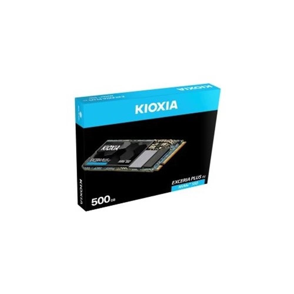Kioxia Exceria Plus G2 500GB M.2 2280 NVMe SSD (LRD20Z500GG8) – PCIe Gen3 x4, 3.400 MB/s Okuma • 3.200 MB/s Yazma • 3D TLC BiCS FLASH • NVMe 1.3c