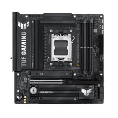 ASUS TUF GAMING B850M‑PLUS WIFI mATX AM5 Anakart · AMD Ryzen 9000/8000/7000 Serisi Destekli · DDR5 8000 MT/s (Max 256 GB) · 1×HDMI 2.1 + 1×DisplayPort · PCIe 5.0 GPU Slot & 3×M.2 Yuvası · Wi‑Fi 6E & 2.5 Gb LAN · 14+2+1 80A VRM