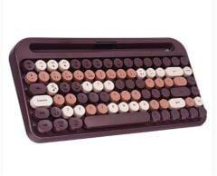 Everest KB-99 MOCHA 2.4G+BT1+BT2 Çoklu Cihaz Bağlantılı Q Kablosuz klavye