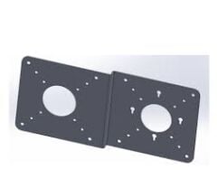 Mini PC Vesa Mount Kit Tutucu Stand- İnce İstemci CPU Braketi Thin Client Mount Kit
