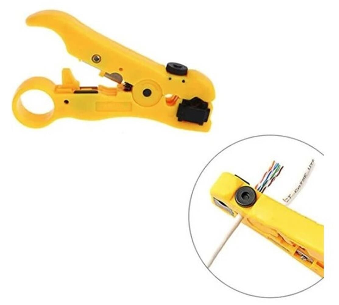 Seenergy SE-3867 RG6 Çok Fonksiyonlu Koaksiyel Kablo Soyma Pensesi ve Kesme Aracı