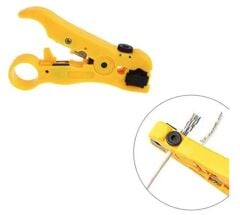 Seenergy SE-3867 RG6 Çok Fonksiyonlu Koaksiyel Kablo Soyma Pensesi ve Kesme Aracı