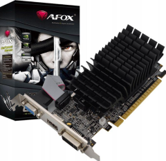 AFOX GeForce GT710 2GB DDR3 64Bit (AF710-2048D3L5) PCI-Express HDMI DVI VGA Düşük Profil Sessiz Ekran Kartı
