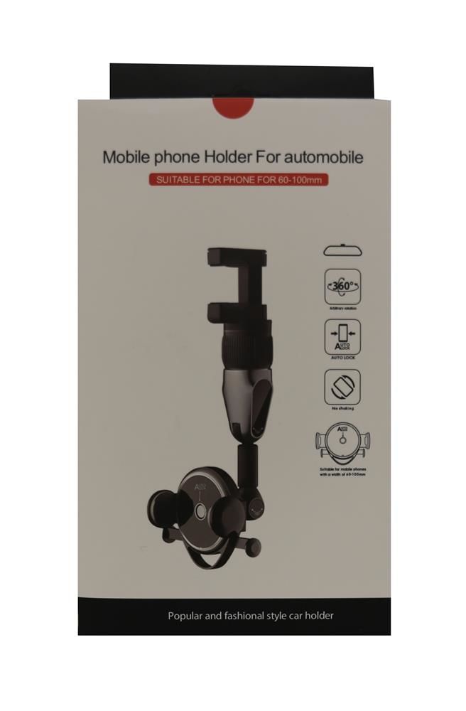 Megatech WPY05 Dikiz Aynası Tipi 360 Derece Hareketli Araç İçi Telefon Tutucu