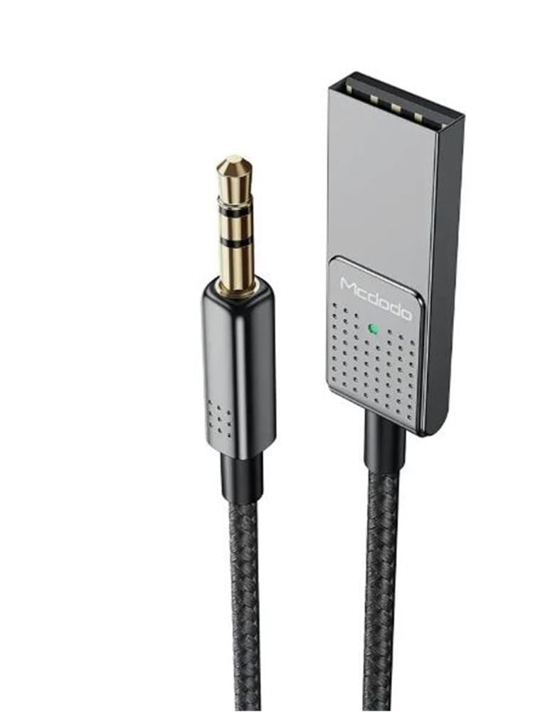 Mcdodo CA-8700 Bluetooth 5.1 Araç İçi AUX Ses Alıcı Adaptörü (Wireless Receiver)