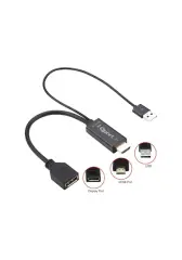QPORT Q-DPX HDMI(M) TO DISPLAYPORT(F) ÇEVİRİCİ