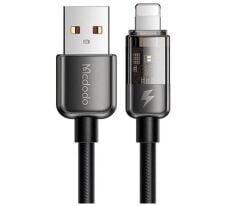 Mcdodo CA-3140 3A Hızlı Şarj Destekli USB-A to Lightning Kablo 1.2m - Siyah