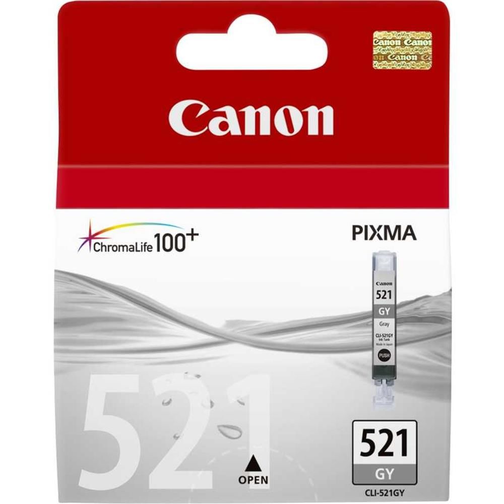 Canon CLI-521GY Gri (Grey) Orijinal Mürekkep Kartuşu (2937B001)
