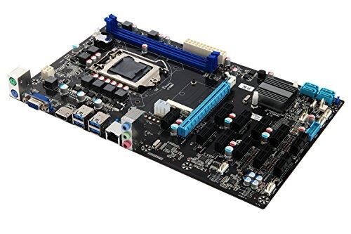 Esonic B250‑BTC 2400 MHz DDR4 2×DDR4 LGA 1151 Intel B250 VGA HDMI DVI 12×PCI‑E Mining Anakart – Kutusuz (Bulk)