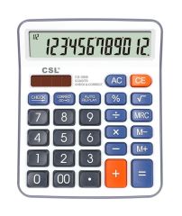 CSL CS-3806 12 Haneli Geniş Ekran Masa Üstü Hesap Makinesi