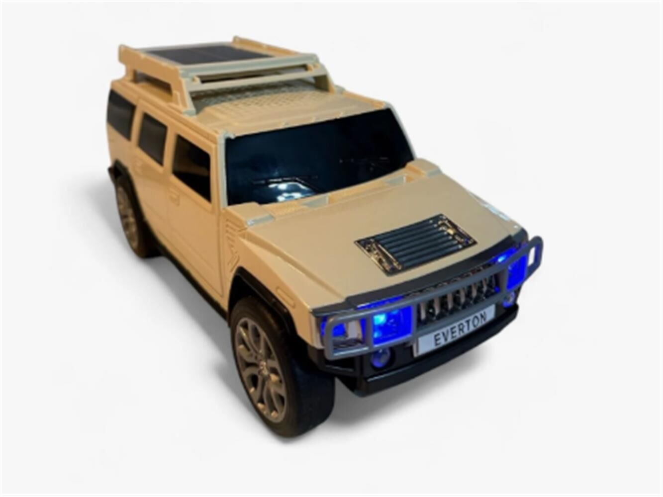 Everton RT-1971 Krem Jeep Tasarımlı Bluetooth/FM/USB/TF Destekli Taşınabilir Şarjlı Müzik Kutusu