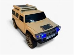 Everton RT-1971 (KREM) Jeep Araba Görünümlü Bluetooth Hoparlör – TF Kart - USB - FM Destekli