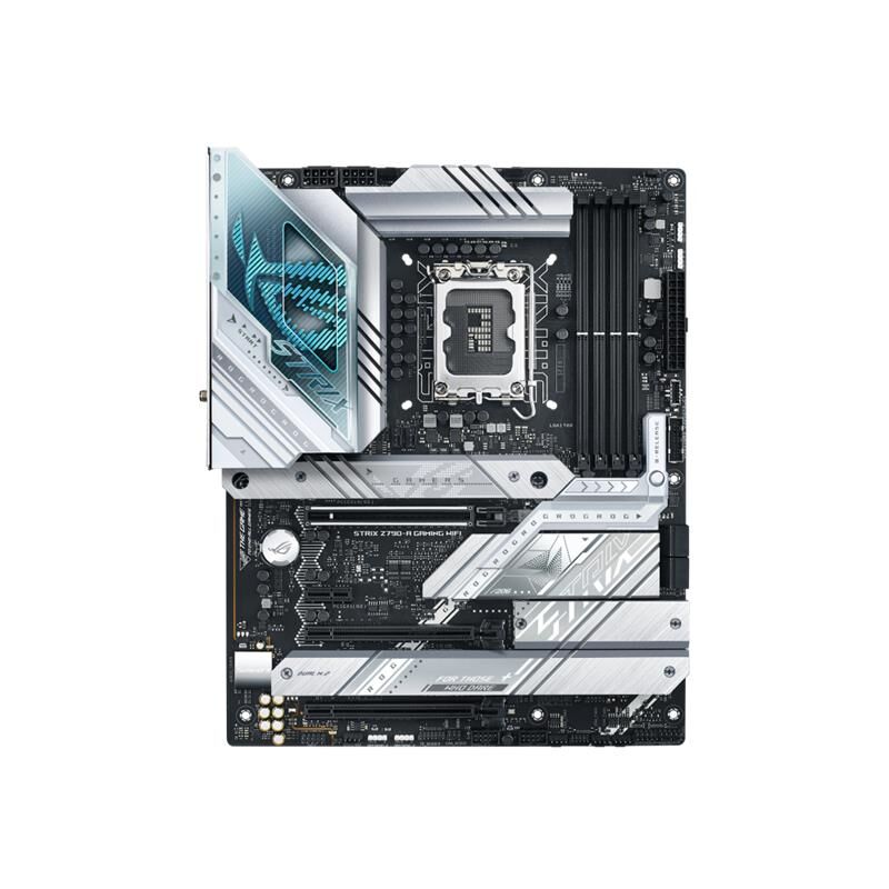 ASUS ROG STRIX Z790‑A GAMING WIFI DDR5 7800 MT/s (OC) 1×HDMI 2.1 1×DisplayPort 1.4 4×M.2 (2×22110 + 2×2280, PCIe 4.0x4 + SATA) USB 3.2 Gen 2×2 Type‑C (20 Gbps PD 3.0 30 W) + USB 3.2 Gen 2/Gen 1 ATX Anakart LGA 1700 Intel Z790