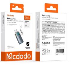 Mcdodo OT-7600 2’si 1 Arada USB-A ve USB Type-C SD / MicroSD Kart Okuyucu Veri Aktarım Dönüştürücü