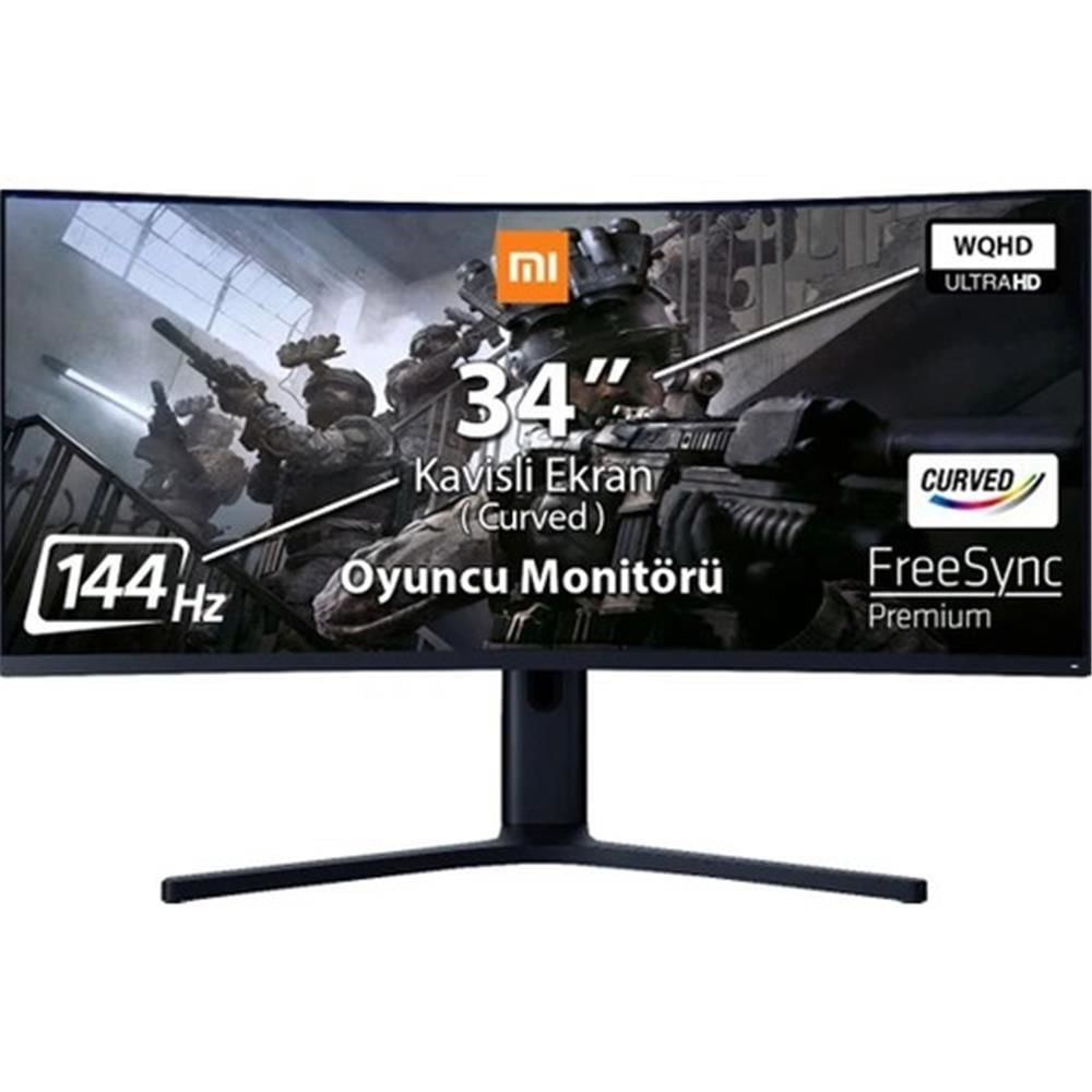 Xiaomi Mi 34'' BHR5126CN 4ms 144Hz WQHD VA Curved Freesync Gaming Monitör