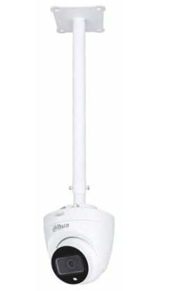 KameraKutusu TRK-400MT-100 100cm+100cm Teleskopik Uzatma Ayak Metal CCTV Kamera Montaj Direği RAL 9016 Beyaz