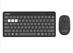 Everest LUMI KM-BT903 Gri Bluetooth + 2.4GHz Çoklu Cihaz Bağlantılı Kablosuz Q Klavye Mouse Seti