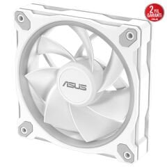 Asus Prime MR120-WHITE-ARGB-REVERSE 120mm ARGB PWM Beyaz Ters Kanatlı Kasa ve Radyatör Fanı