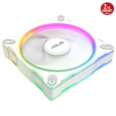 Asus Prime MR120-WHITE-ARGB-REVERSE 120mm ARGB PWM Beyaz Ters Kanatlı Kasa ve Radyatör Fanı
