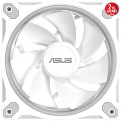 Asus Prime MR120-WHITE-ARGB-REVERSE 120mm ARGB PWM Beyaz Ters Kanatlı Kasa ve Radyatör Fanı