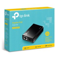 TP‑LINK Omada TL‑POE150S 48 V DC 15.4 W IEEE 802.3af Uyumlu Gigabit PoE Enjektör (2×RJ45, Auto‑MDI/MDIX)