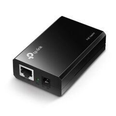 TP‑LINK Omada TL‑POE150S 48 V DC 15.4 W IEEE 802.3af Uyumlu Gigabit PoE Enjektör (2×RJ45, Auto‑MDI/MDIX)
