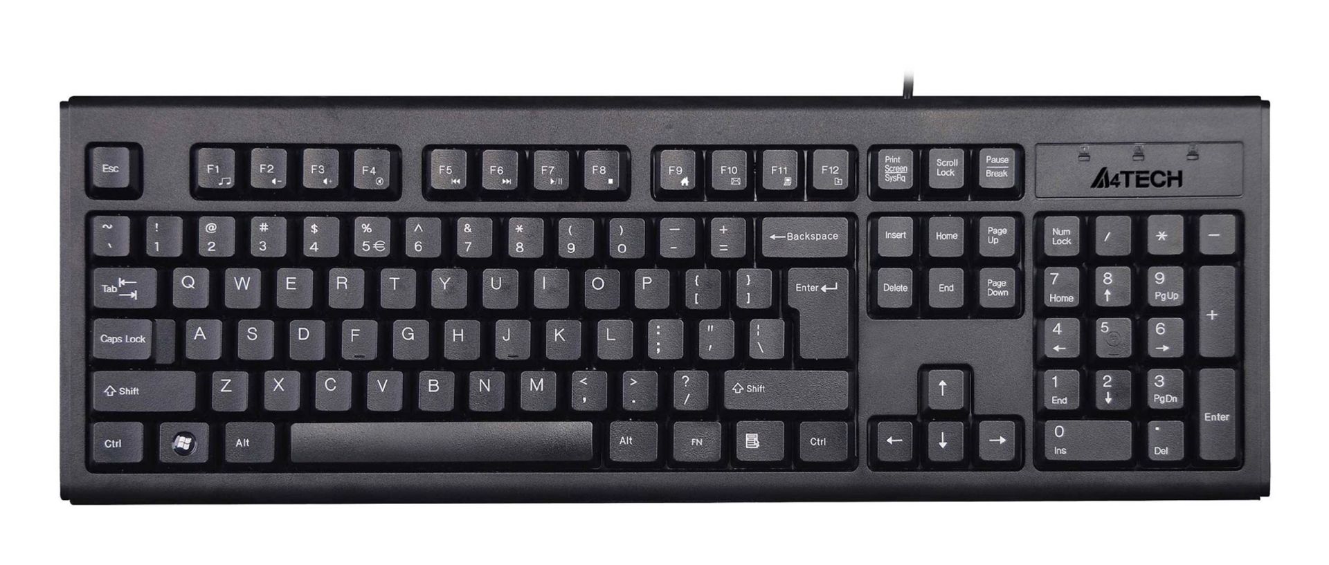 A4 Tech KM-720 Siyah Q TR USB Kablolu Fn Multimedya Klavye