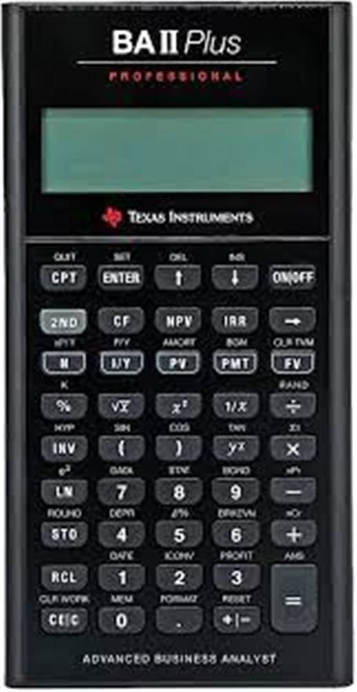 Texas Instruments BA II Plus Professional Finansal Hesap Makinesi