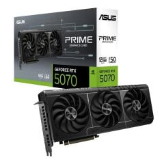 Asus Prime GeForce RTX 5070 12GB GDDR7 192‑Bit OC Edition DLSS 4 Blackwell‑Mimarya 6144 CUDA Çekirdek PCIe 5.0 3×DP 2.1b +1×HDMI 2.1b 7680×4320 Dört Ekran Desteği