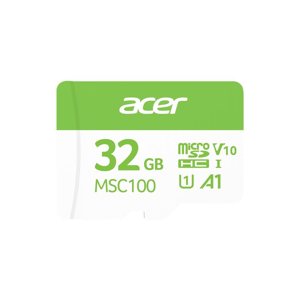 Acer MSC100 32GB microSDHC U1 V10 A1 Full HD Aksiyon Kamera ve Güvenlik Kamerası Uyumlu Hafıza Kartı