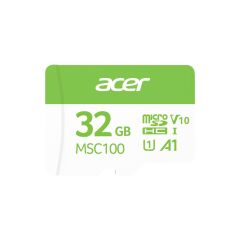 Acer MSC100 32GB microSDHC U1 V10 A1 Full HD Aksiyon Kamera ve Güvenlik Kamerası Uyumlu Hafıza Kartı
