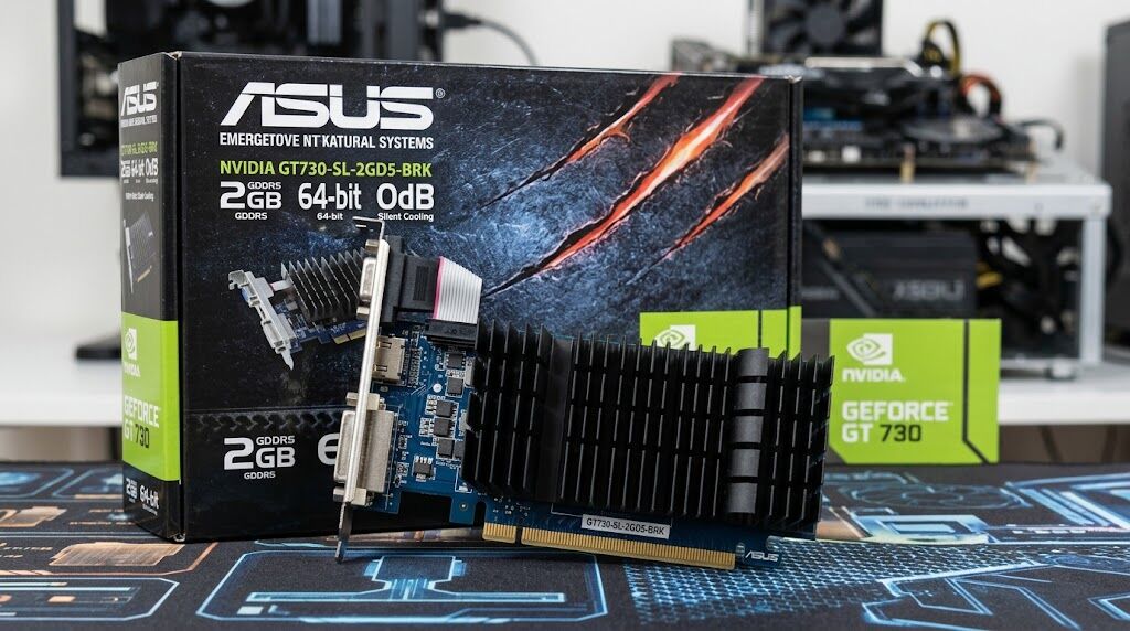 2 GB ASUS GT730-SL-2GD5-BRK NVIDIA 64Bit GDDR5