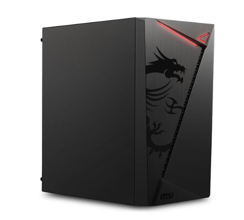 MSI MAG SHIELD M301 Gaming Mid Tower ATX mATX Mini-ITX Temperli Cam Panel USB 3.2 RGB Destekli Bilgisayar Kasası Siyah
