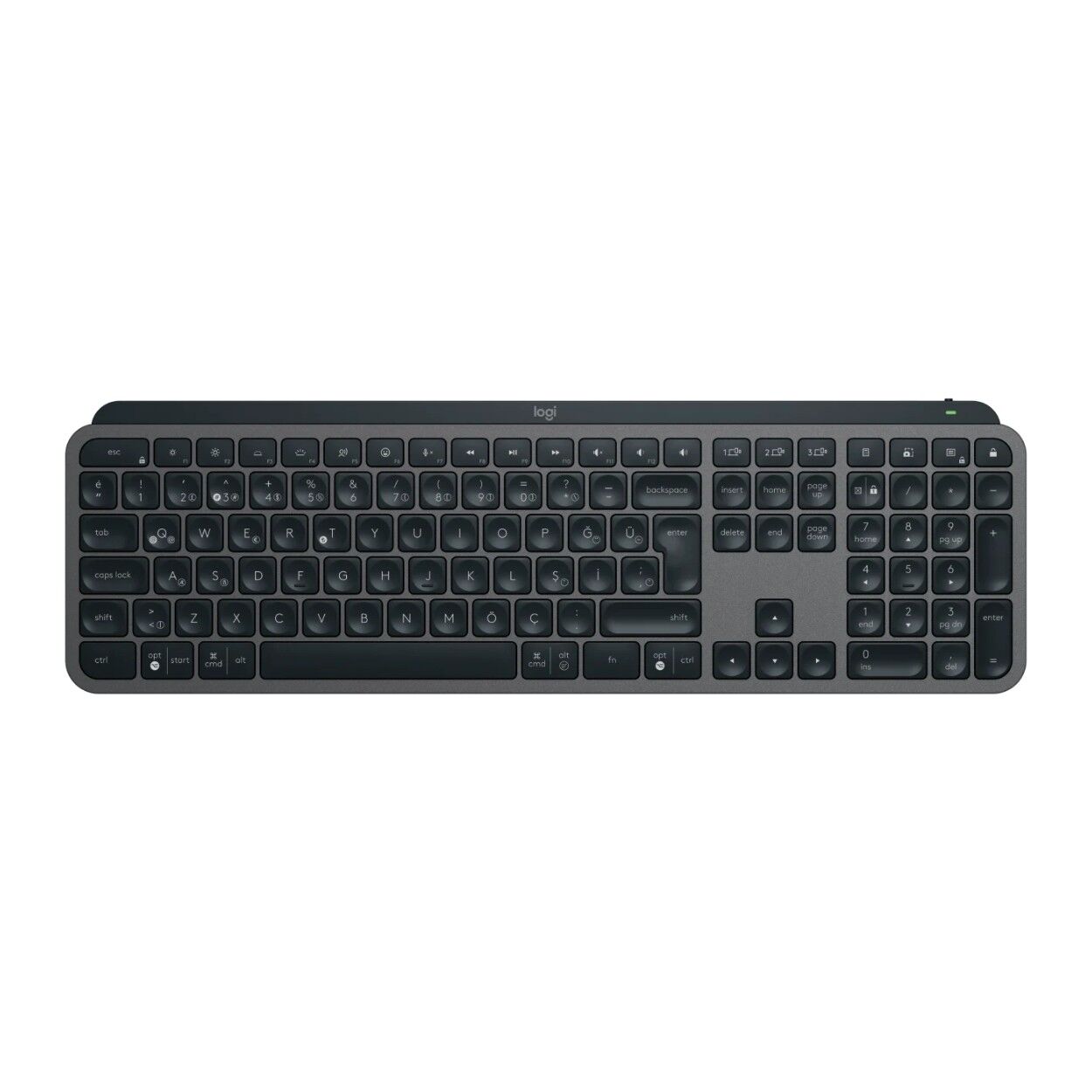 LOGITECH MX KEYS S Klavye Siyah Türkçe (920-011594)