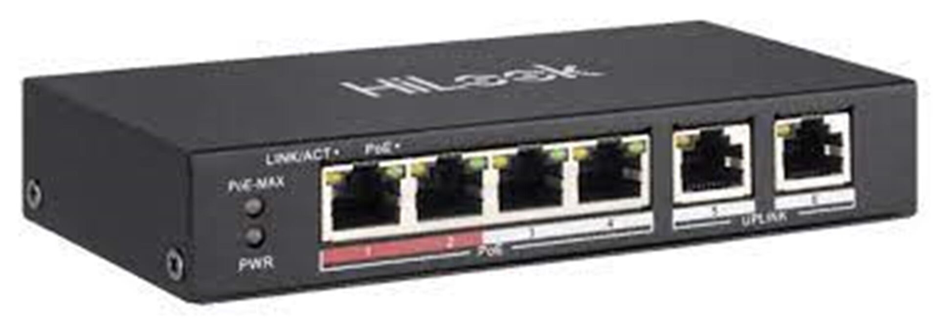 Hilook NS-0106MP-35 4 Port 10/100 PoE + 2 Port 10/100 Mbps Uplink Switch – 35W Yönetilemez