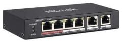Hilook NS-0106MP-35 4 Port 10/100 PoE + 2 Port 10/100 Mbps Uplink Switch – 35W Yönetilemez