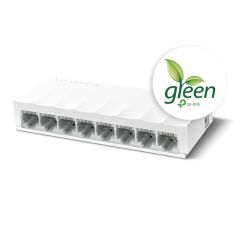 TP-Link LS1008 8 Port 10/100 Mbps Desktop Fanless Plastik Kasa Unmanaged Switch – Auto‑MDI/MDIX, Green Ethernet, IEEE 802.3X (8 Port 10‑100 Mbps Plastik Kasa Masaüstü)