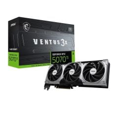 MSI GeForce RTX 5070 Ti 16G VENTUS 3X OC NVIDIA Blackwell 16GB GDDR7 256‑Bit DLSS 4 Üçlü Fan PCIe 5.0 OC Edition Ekran Kartı