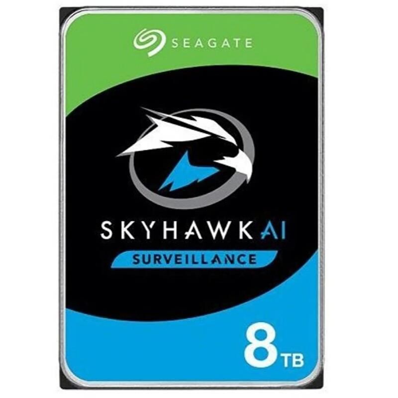 Seagate SkyHawk AI 8TB 3.5'' SATA 7200RPM 256MB HDD (5 Yıl Garanti)