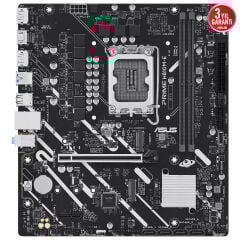 ASUS PRIME H810M-E-CSM LGA1851 DDR5 6400 2xDP HDMI Çift M2 USB3.2 AURA RGB mATX