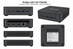 Prittec OX1 Q7-TH610L I5-12400 8GB 512GB Nvme FreeDOS Mini PC