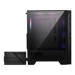 MSI MAG FORGE 120A AIRFLOW 650W 80+ Bronze Temperli Cam 6x120mm Auto-RGB Fanlı ATX Gaming Bilgisayar Kasası