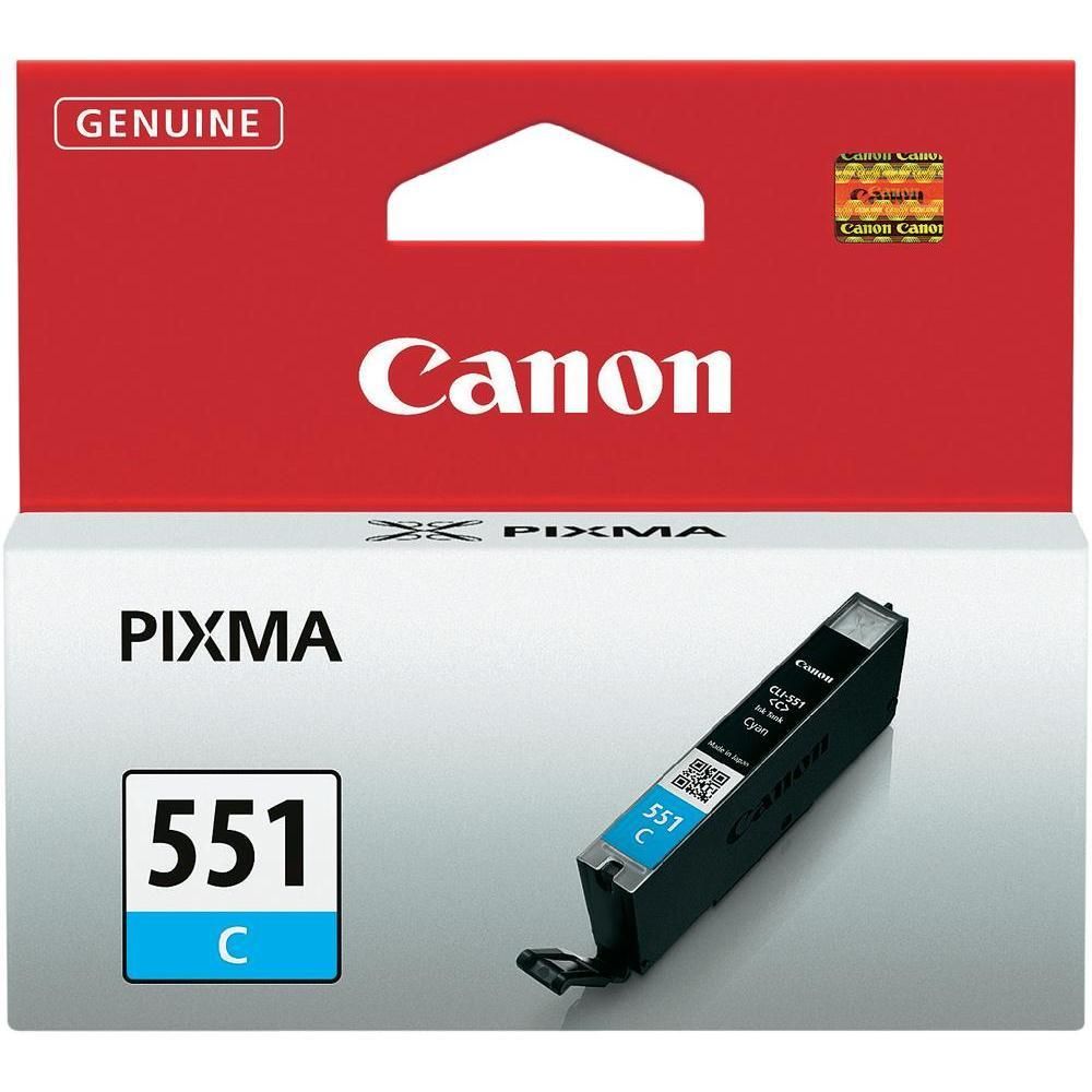 Canon CLI-551C Cyan (Mavi) Orijinal Mürekkep Kartuşu (6509B001)