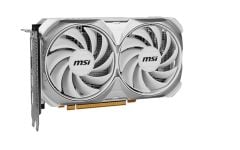 MSI GeForce RTX 4060 VENTUS 2X WHITE 8G OC 8GB GDDR6 128‑Bit NVIDIA Ada Lovelace 3072 CUDA Çekirdek 2505 MHz Boost Clock 3×DP 1×HDMI 2.1a Ekran Kartı